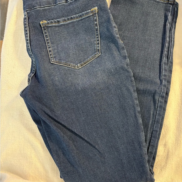 Lee Women Scupting Pull On Dark Blue Jeans - Picture 1 of 5